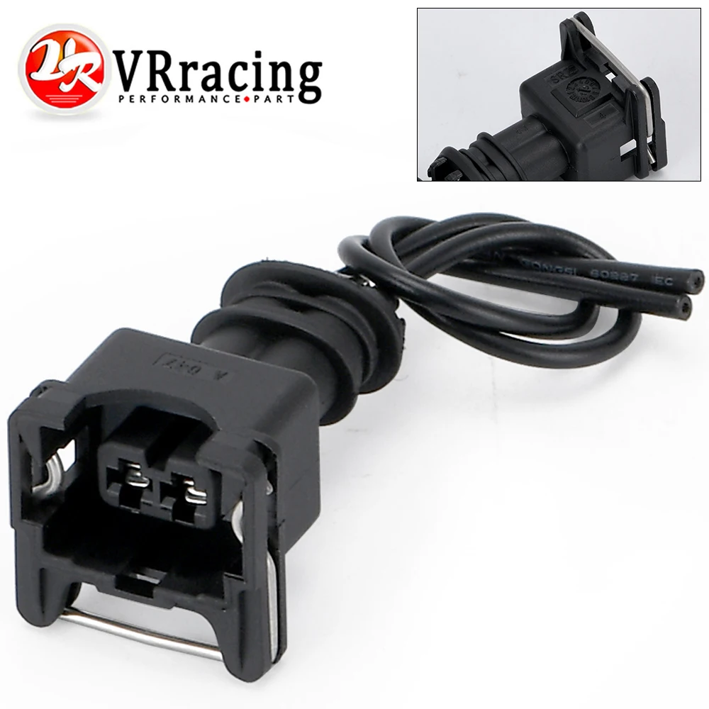 VR - INJECTOR DYNAMICS EV1 Pigtail Clip Connector Fuel Injector Connectors For many cars EV1 Injector Plug VR-FIC14