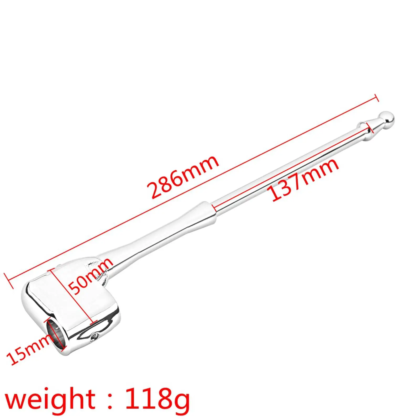

Aluminum Alloy Motorcycle Flagpole Mount Rear Trunk Sturdy Bracket for Easy Replacement and Display