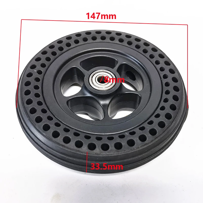 6 inch 6x1 1/4 tire solid / Inflation wheel for small surf electric scooter 150mm tyre inner tube fits Motorcycle A-Folding Bike