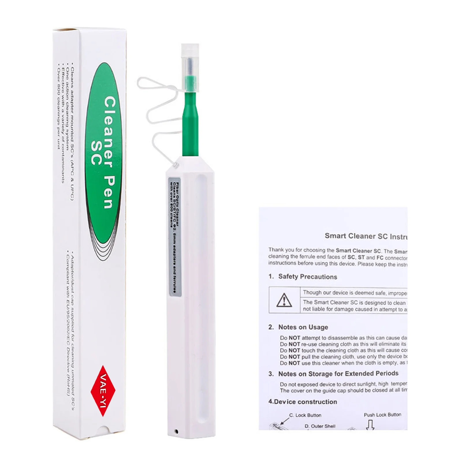 

Fiber Optic Cleaning Pen
