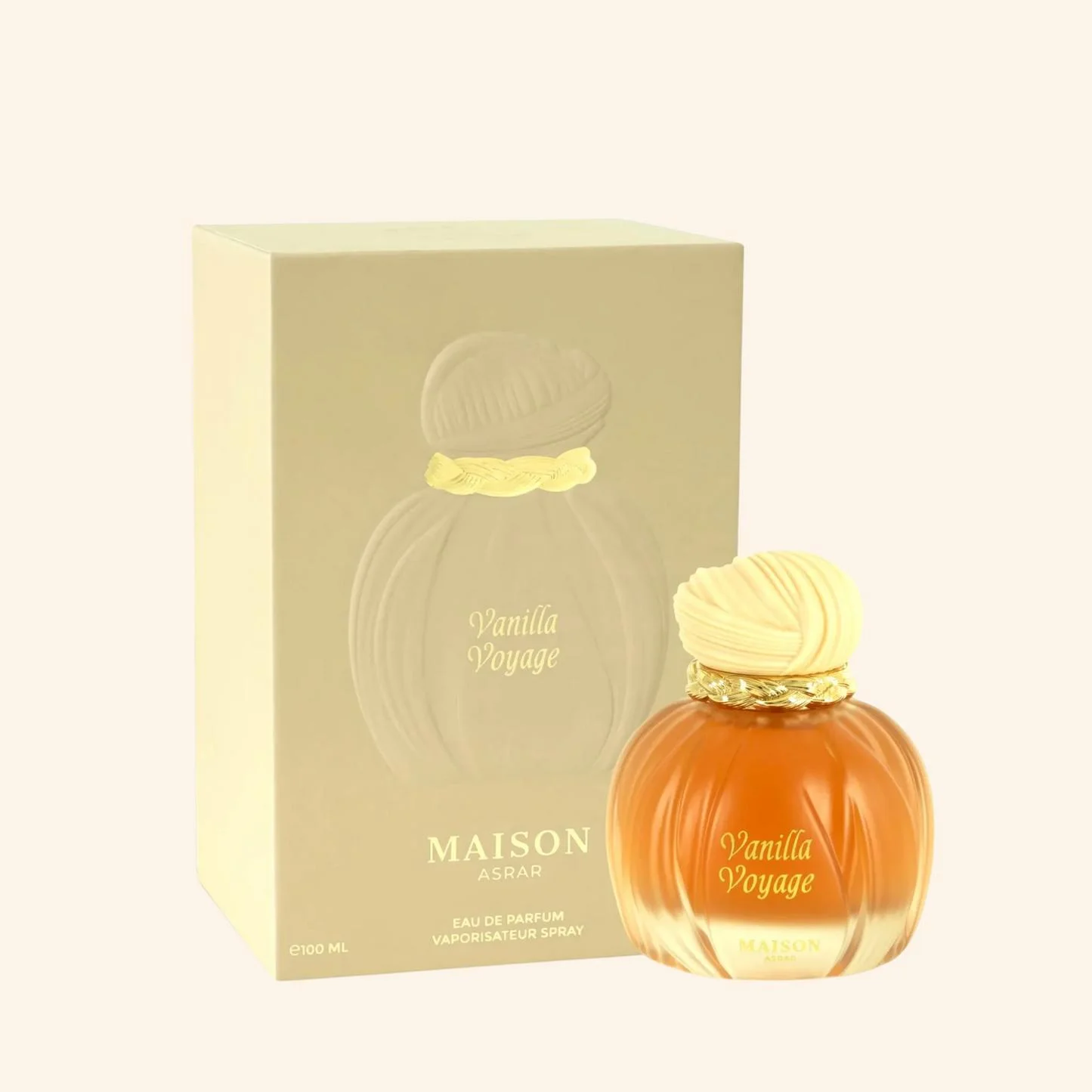 メゾン・アスラール バニラ・ボヤージュ EDP 100ml 3.4oz オードパルファムスプレー 長持ちする甘いバニラムスクの香り ドバイ アラビアン パフューム 女性用 1