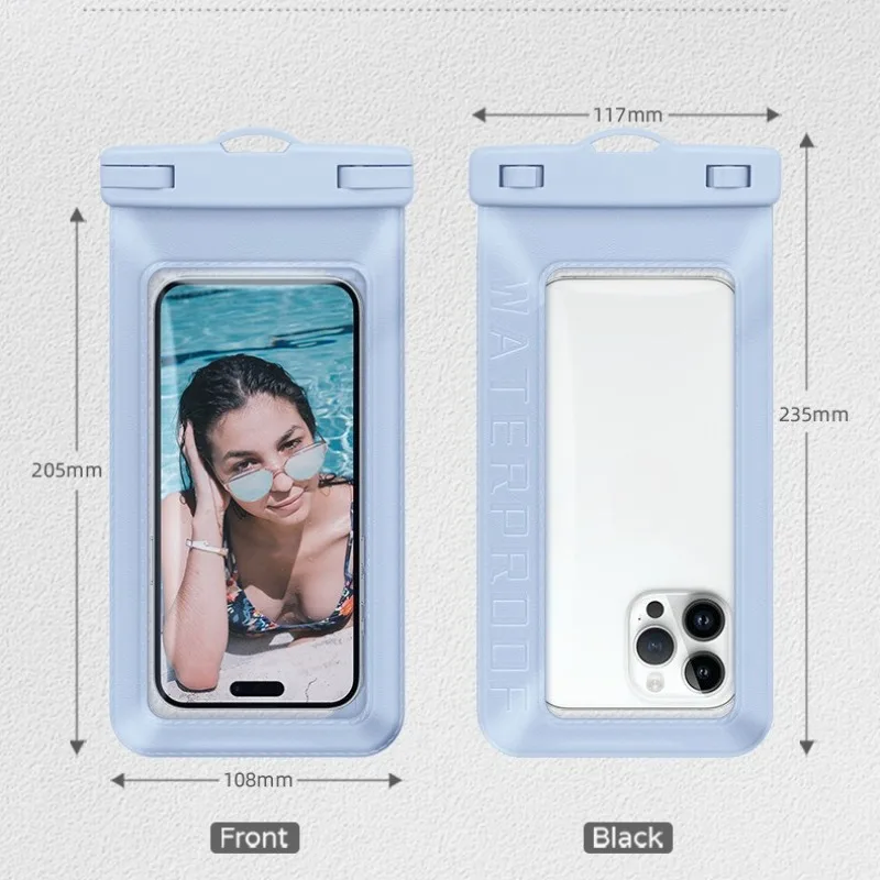 Touchscreen Mobile Phone Waterproof Bag Transparent Swimming Waterproof Bag Environmentally Friendly Large Size