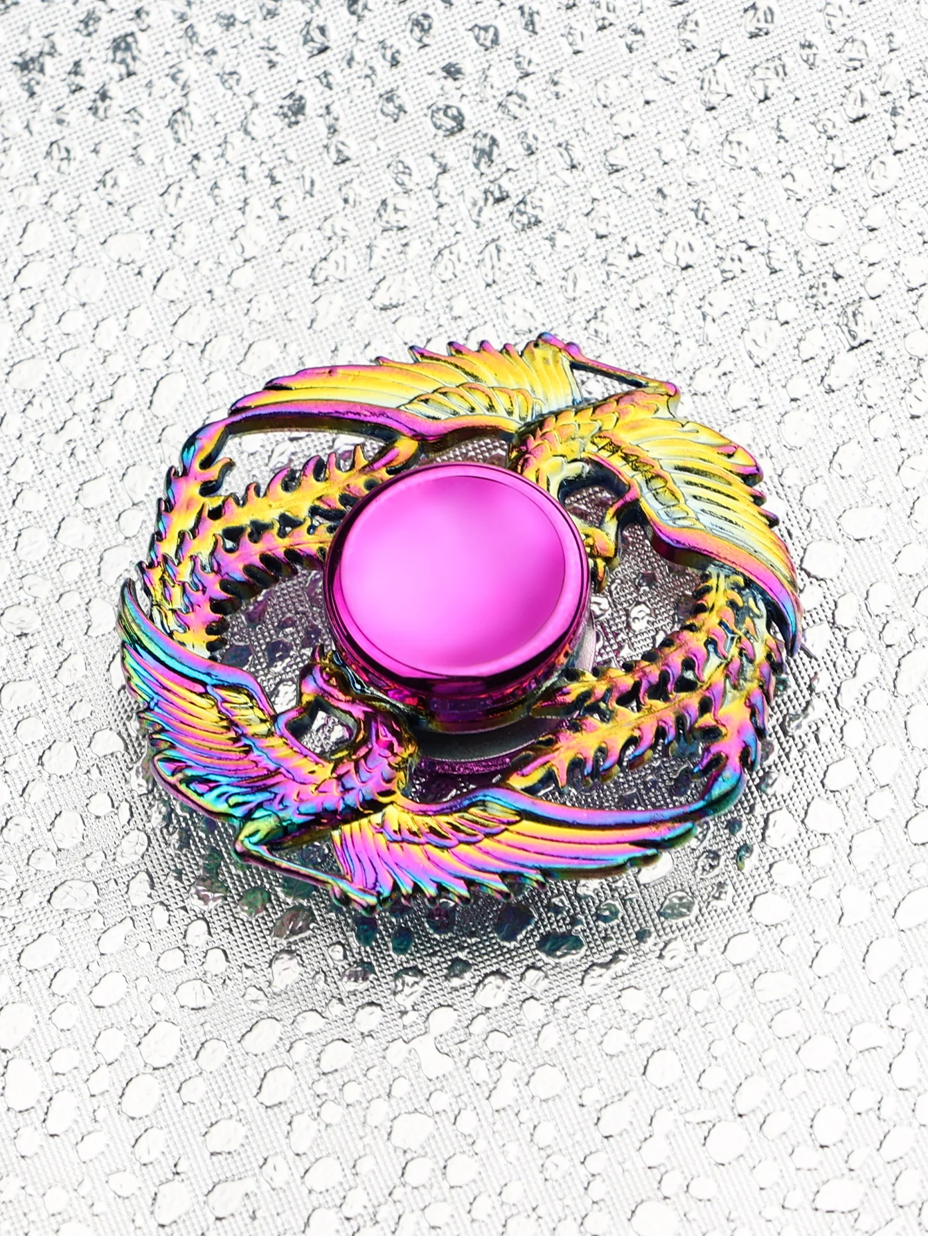 Kleurrijk Fidget Spinner-speelgoed voor kantoor, stressverlichting en entertainment, draagbaar handheld topspel