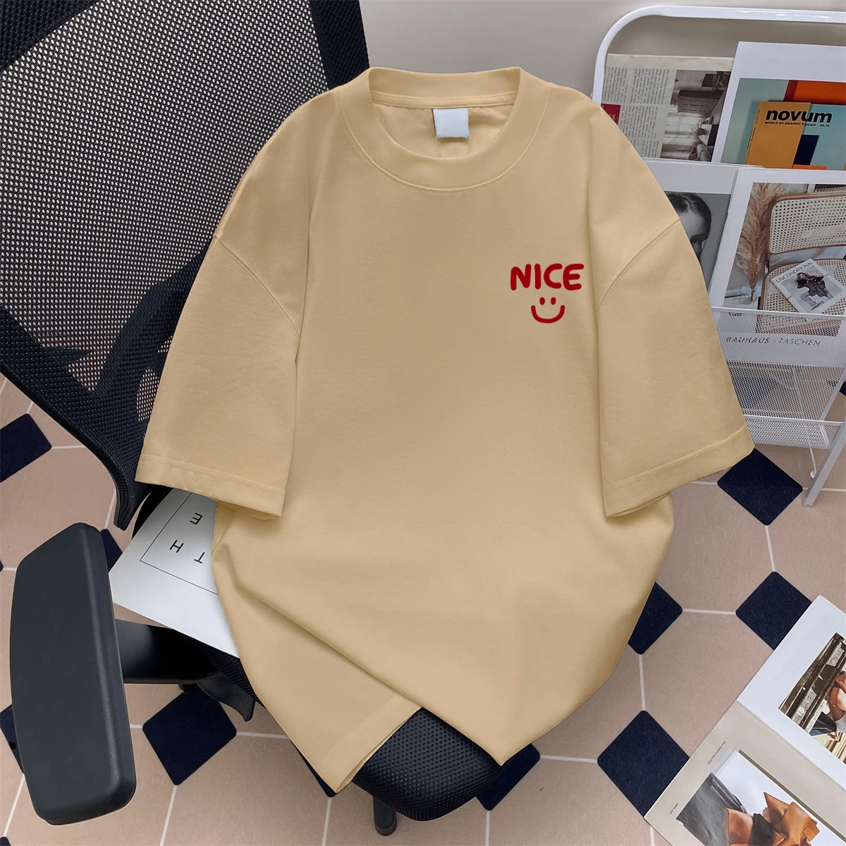 

Men's Summer Faion Brand Pure Cotton ort Sve T-irt Cool Sle round Ne Regular Fit Single Piece Casual Top