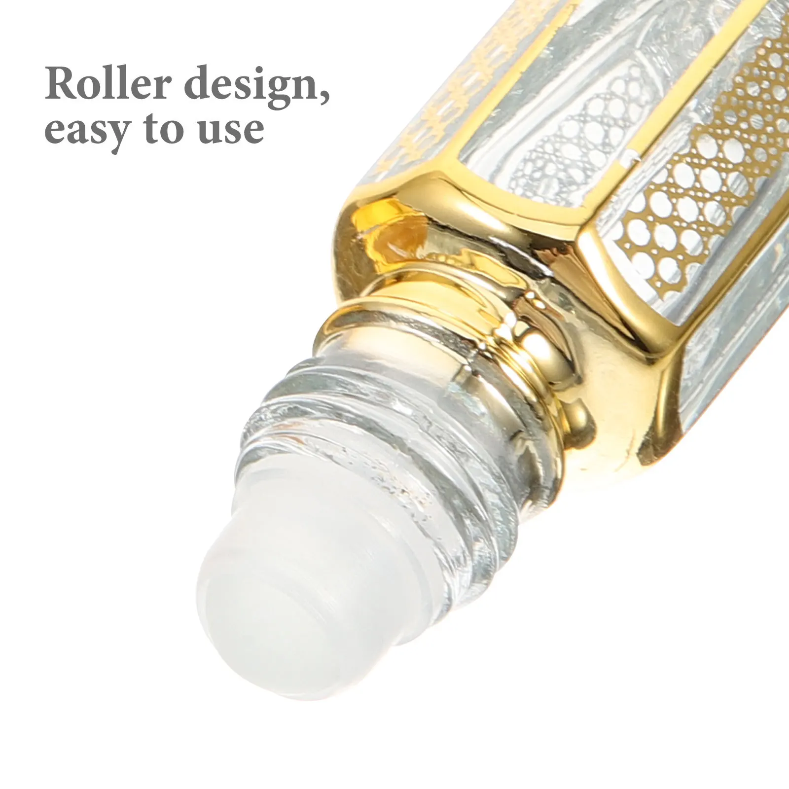 

3Pcs 3Ml Essential Oil Roller Bottles Empty Glass Perfume Containers for Women Leak Proof Reusable Small Bottles for Perfume