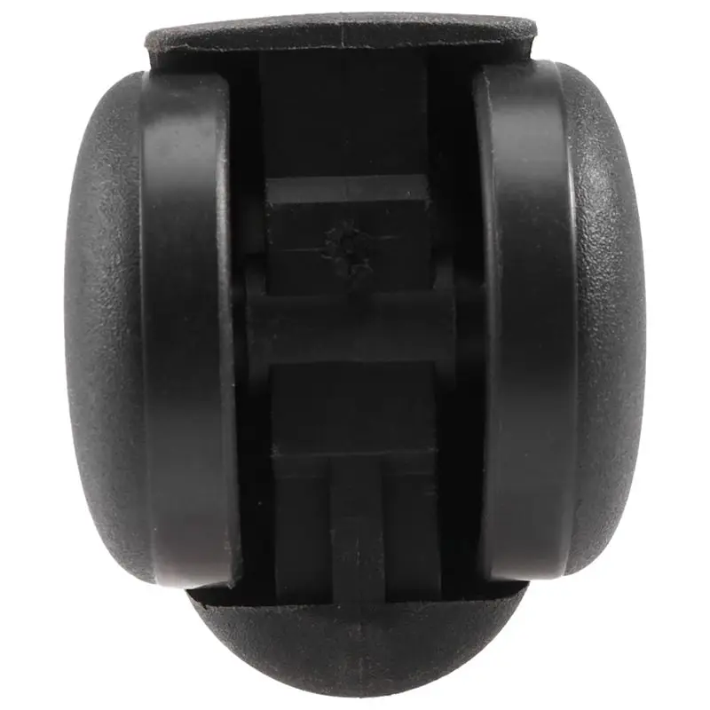 A74E-50Mm Office Chair Roller Castor Wheels - Set Of 5 - Black