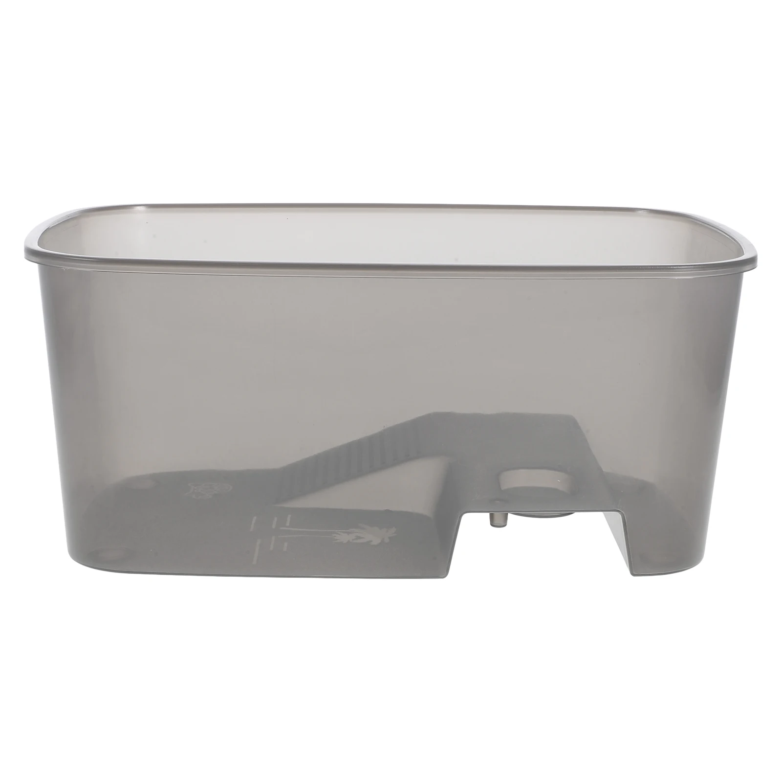 

Desktop Turtle Aquarium Large Capacity Clear Abs Basking Platform Reptile Habitat Tank For Turtles Crayfish Small Reptiles