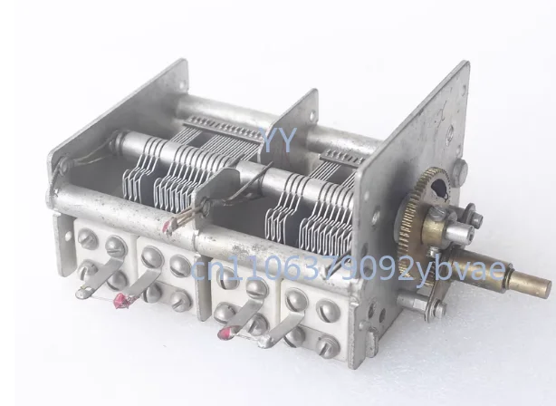 Off the machine 2 * 17PF-140PF 2 * 20PF-390P quadruple belt reduction gear variable adjustable capacitor single
