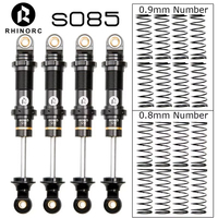 RhinoRC S085 V2 4PCS Full Metal Shock Absorber for 1/10 RC Crawler (2-4KG) | MOA/Shafty Compatible | Adjustable Suspension Kit