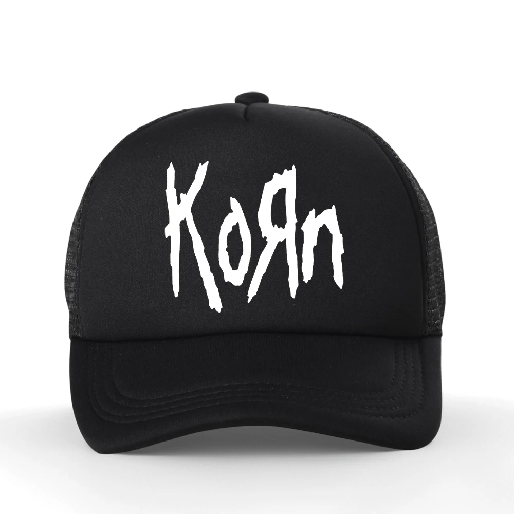 

Korn Music Concert Rock Band World Tour Baseball Cap Men Vintage Metal Gothic Dad Summer Mesh Breathable Trucker Hat