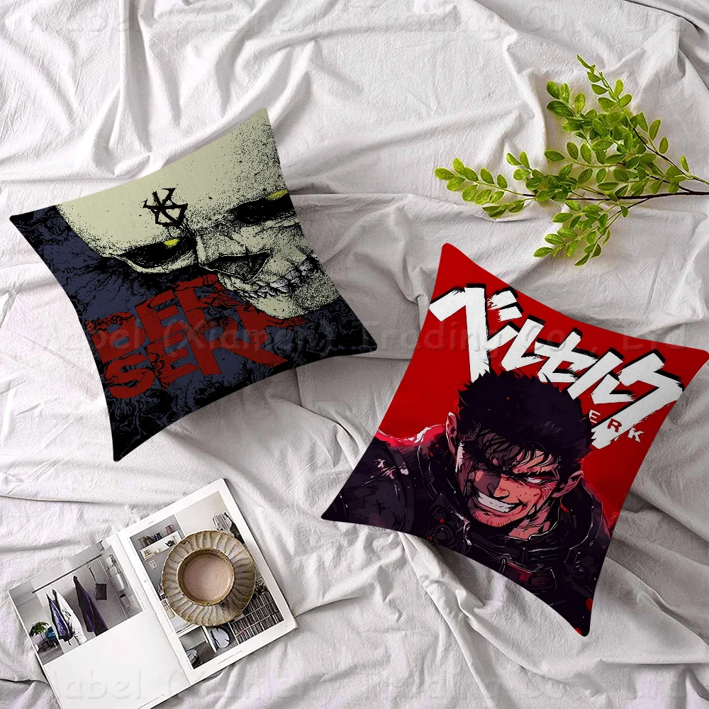 Anime Berserk Pillow Anime Pillow Sofa Bed Head Pillow Cover Cushion Cover 45x45 Cm Fashion