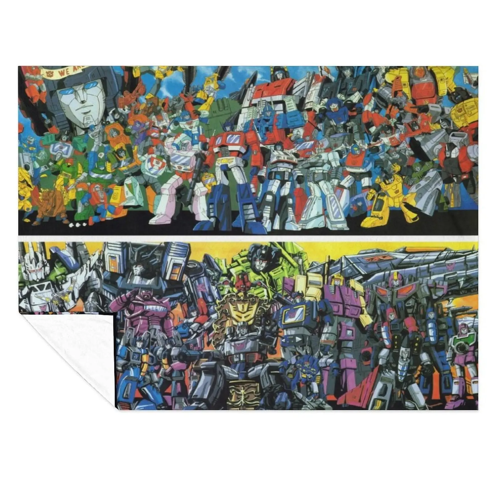 

Cybertrons vs. Destrons Transformers Throw Blanket For Decorative Sofa Flannels Summer Luxury Thicken Blankets