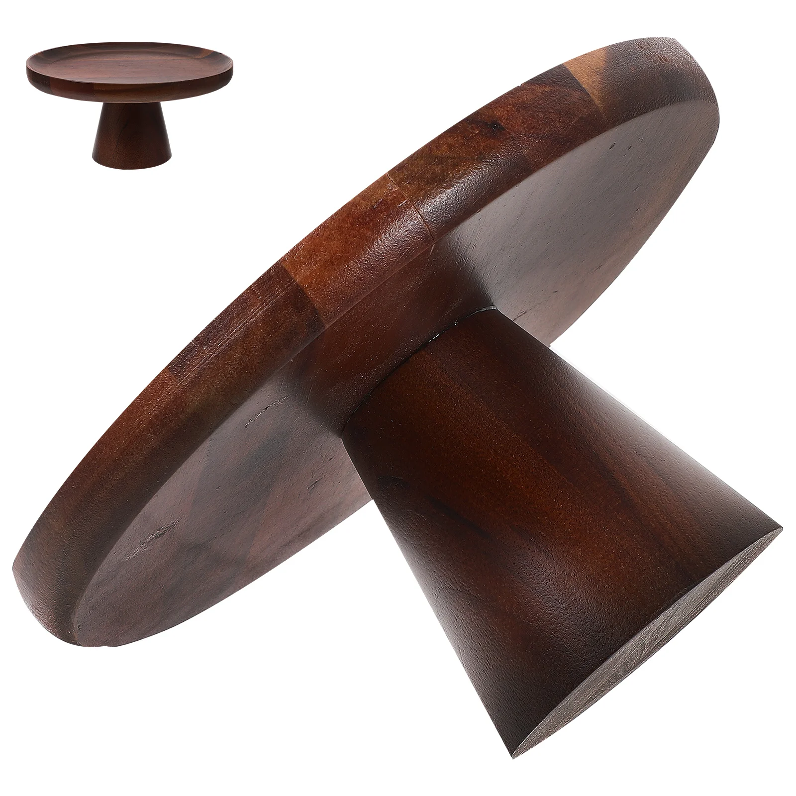 

Cake Stand Tray Stands Decoration Dessert Mini Pan Rustic Wedding Table Light Brown