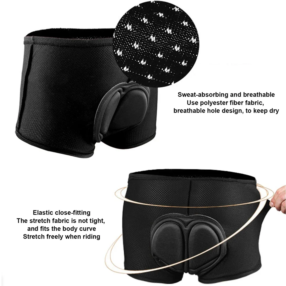 1 PCS Professional Mens Cycling Underwear Shorts 4D Padded Bike Bicycle Undershorts MTB Liner Biking Underpants Cycling Shorts
