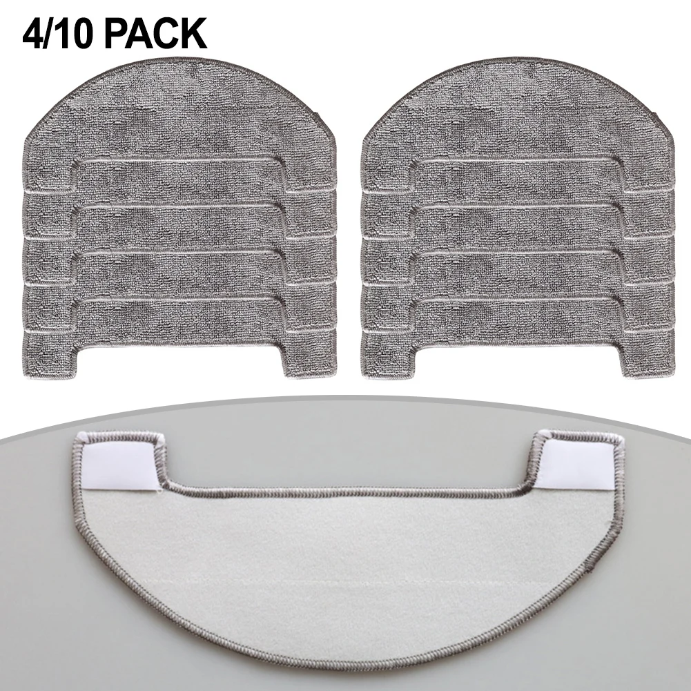 

4/10pcs Washable Reusable Mop Cloths For MOVA S800, E20, E20-Pro, E20-Pro Plus / For Trouver E20, E20-Pro, E20 Plus,E20-Pro Plus