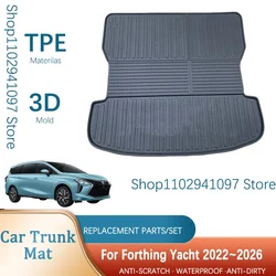 Car Trunk Mat For DFSK Forthing Yacht 4 U-Tour 2022 2023 2024 2025 2026 7seat Waterproof Cargo Liner Storage Pad Car Accessories
