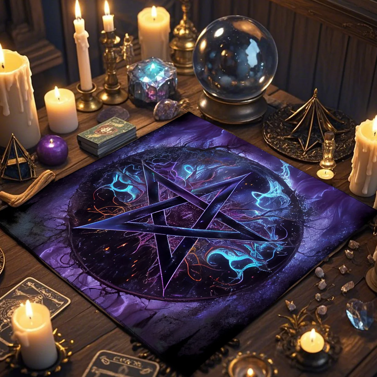 Astrological Mat Used For Tarot Divination Altars Butarot Tablecloths Rune Sorcery Oracles Mat For Sorcerer Home Decorations