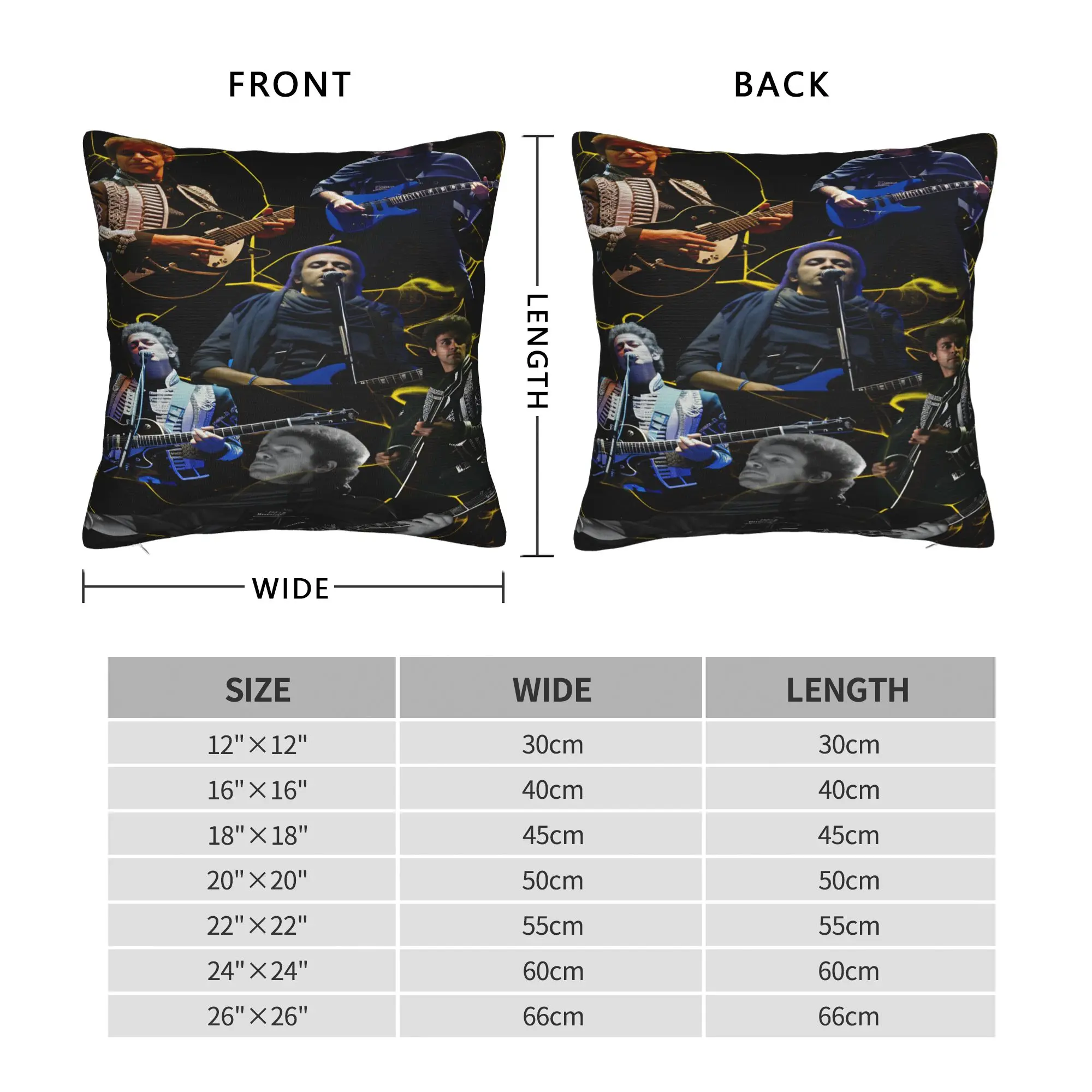 Gustavo Cerati Argentine Singer  Pillow Cover  Cute Funny Pillow Case For Chair Sofa Home Decor Soft Cushion Cover Gift Idea