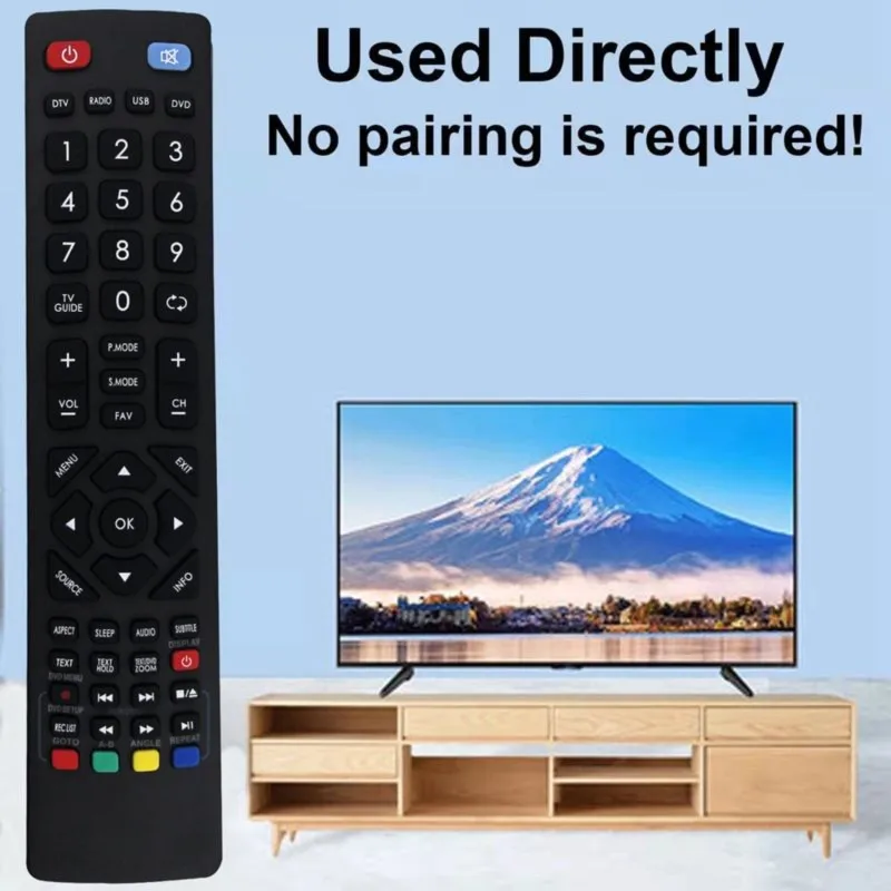 DT21 for DH-2085 Replacement Remote Control for Sharp Technika TV Models 22E21W-FHD 24E21W-HDR 24E21B-FHD 24E21B-HDR