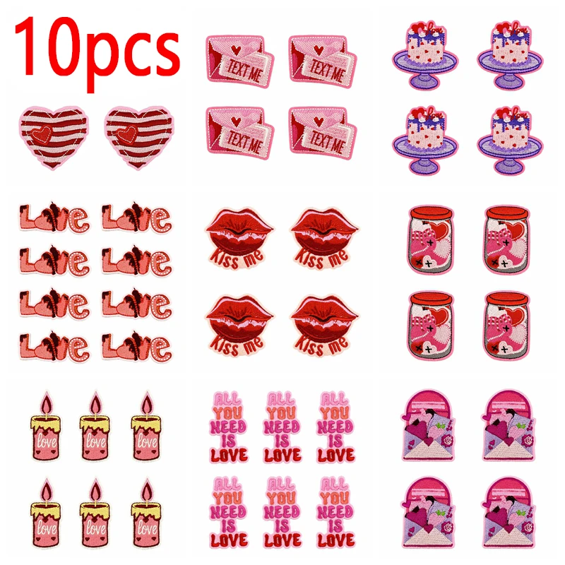 Parche bordado rosa con oso - aplicación por plancha para ropa - imagen 4