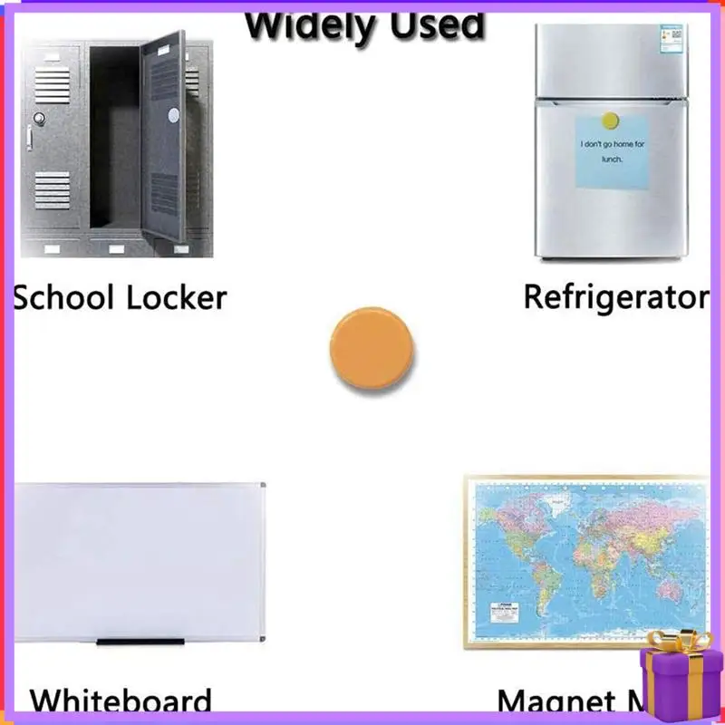 

Advanced Pack Of 60 Magnets, Whiteboard Magnets, Magnets For Magnetic Board, Magnets, Fridge, Colourful Round Magnets, Strong