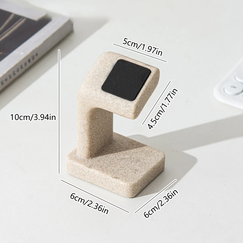 1 قطعة حامل الساعات مجوهرات رف شاشة مادة الراتنج حواف ناعمة C-نوع عالية الجودة المنظم ساعة حامل رفوف للساعة