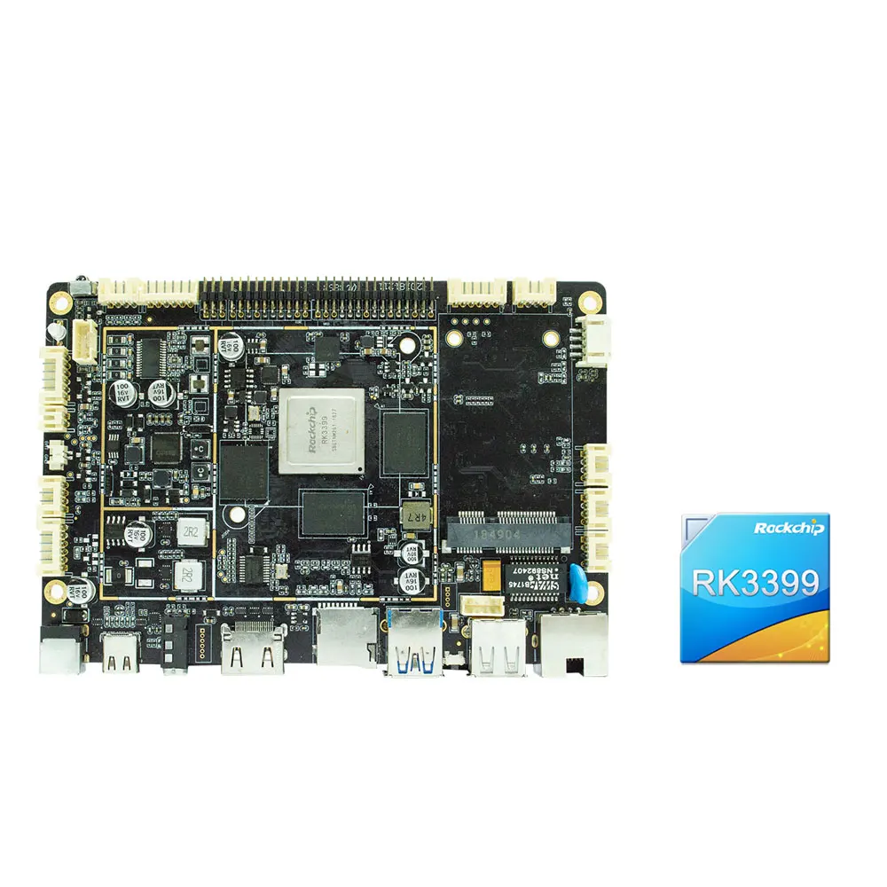 Rk3399 placa-mãe android placa de desenvolvimento android cartão sim 4g lte placa de sistema incorporado com bt wifi para máquina de venda automática