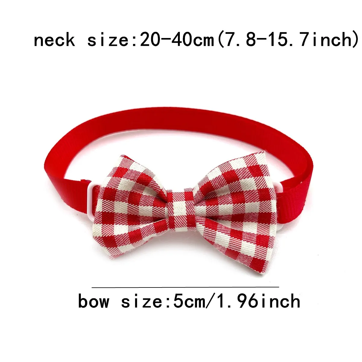 50/100Pcs Dog Bow Tie Lattice Style Pet Dog Collar Small Dogs Cat Bowtie Neckties Dog Grooming Accessories for Dogs Pet Supplies