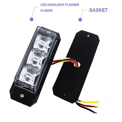 Bright 3W car surface mount Warning Lighthead,22 Flash Mode,Led Grille emergency light,police Strobe light,waterproof