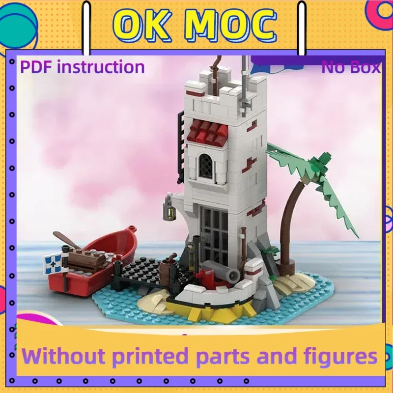 Technische Moc Bricks Castle Model Sabre Island Remake Modulaire bouwstenen Geschenken Speelgoed voor kinderen DIY Sets Assembleren