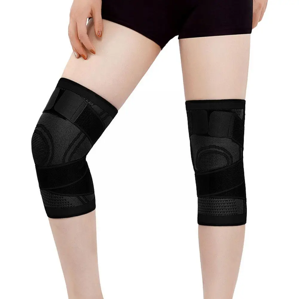 1Pcs Knee Pads Braces Sports Support Kneepad Men Women for Arthritis Joints Protector Fitness Compression Sleeve V3E6