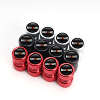 4pcs Car Styling Tire Valve Caps Dustproof Caps For Mitsubishi Ralliart Lancer EX Outlander ASX Evo X RVR Mirage