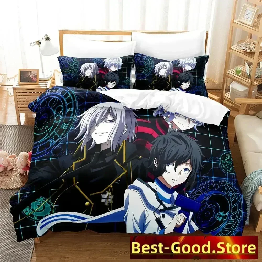 2023 Devil Survivor 2 The Animation Printed Bed Set Duvet Cover Pillowcase Bedding Set Linen Sheet Quilt Cover Queen King Size
