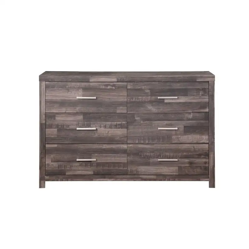 Dark Cherry Finish Dresser with Elegant Design and Ample Storage Space - Perfect for Bedroom Organization and Style