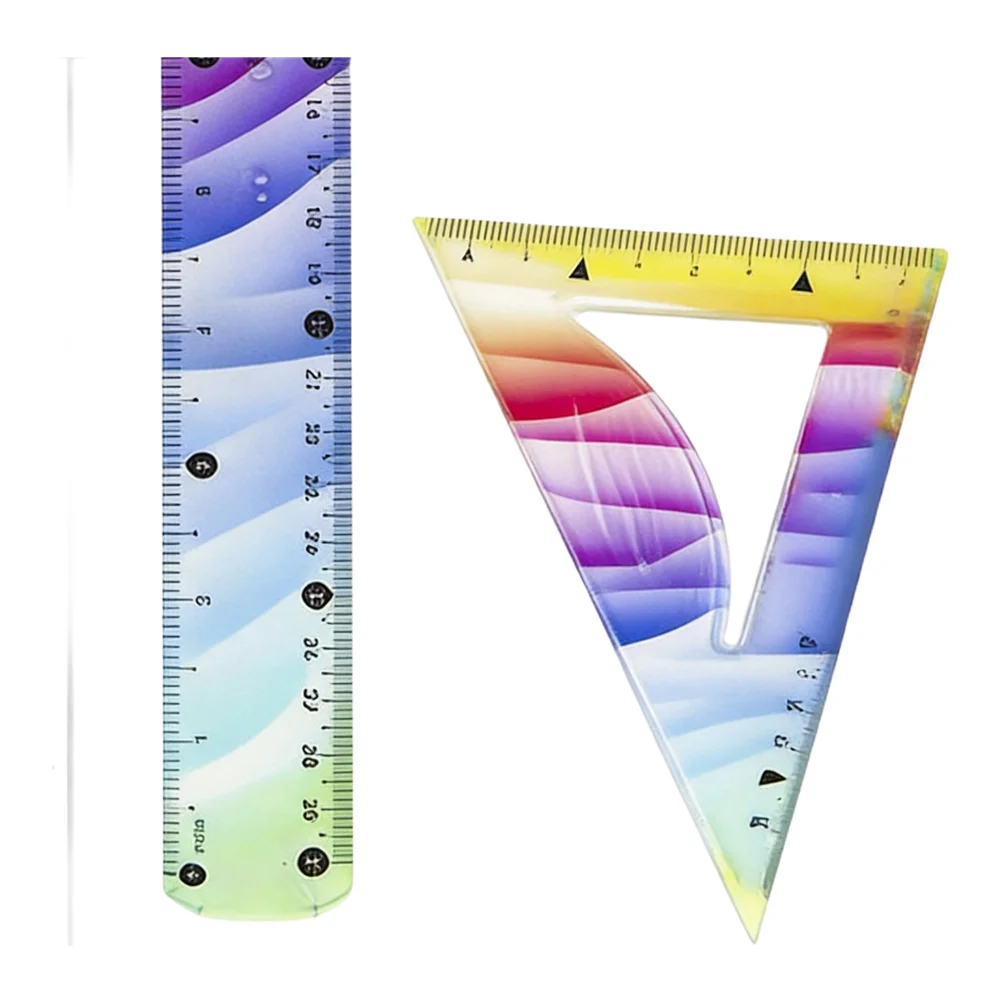 For Teachers Protractor Set Flexible Rulers Set Art Projects Artistic Tools For Measuring Accurately Student Tools