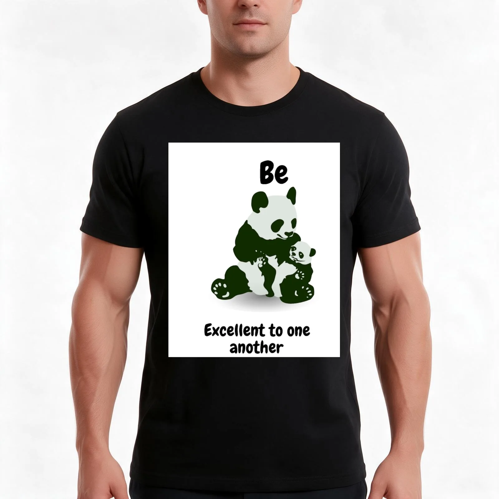 Be excellent T-Shirt Summer Casual Cotton Tee Oversized Streetwear Tops Vintage Graphic Print Loose Fit Short Sleeve