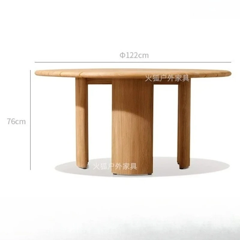 LH1 outdoor teak tables and chairs courtyard open-air garden old leisure outdoor furniture