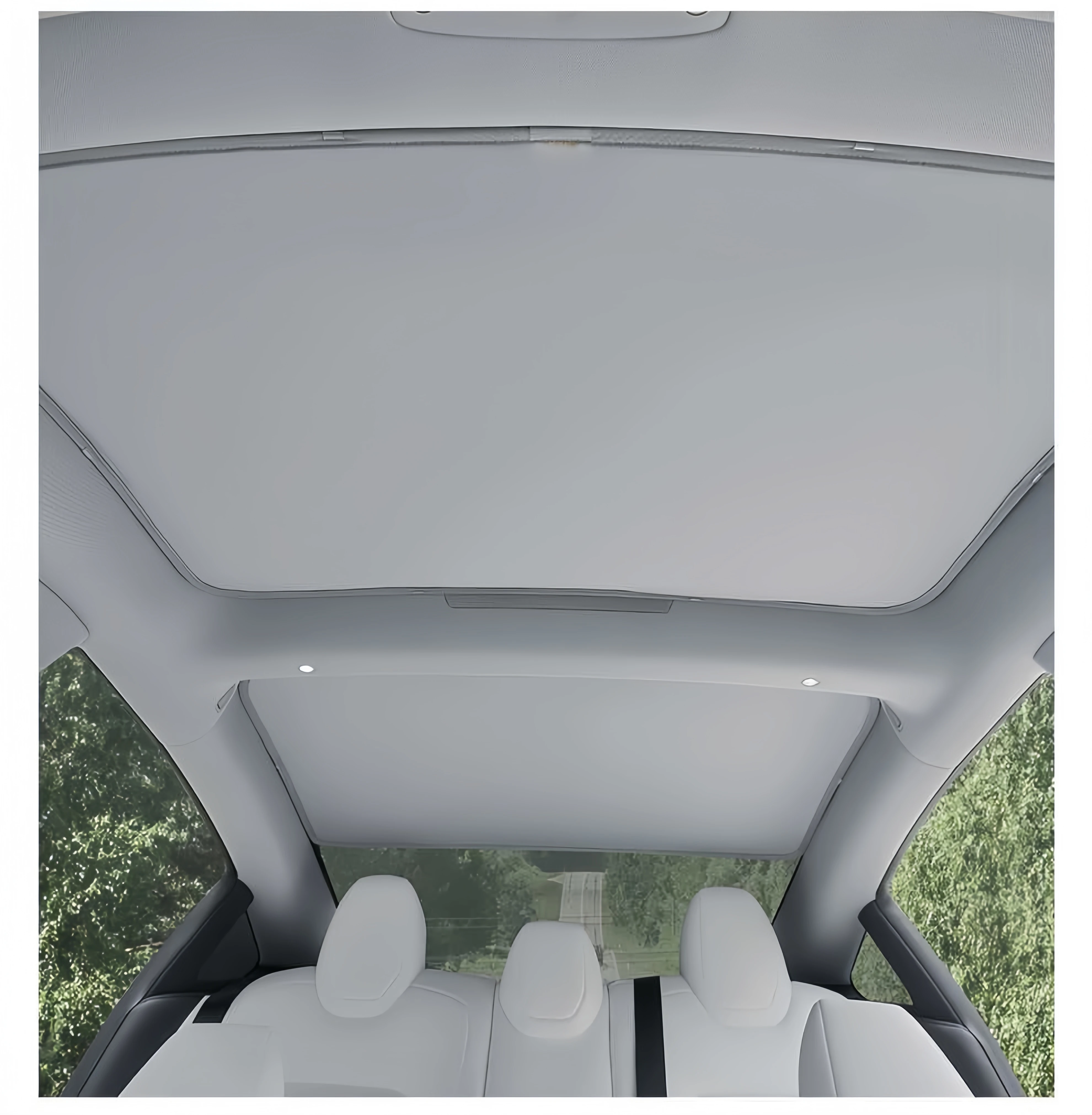 Für Model Y Yuniper /Model YL 2026+ Vorhang Auto-Dachisolierung Eiskristall UV-Schutz Wärmebarriere Deckenschutz – Detail 34