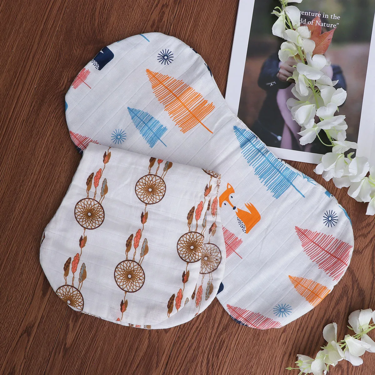 

2 шт. большие детские салфетки для отрыжки, многофункциональные впитывающие защитные салфетки для плеч, мягкие многоразовые, легко чистящиеся, машинная стирка, детские салфетки для отрыжки