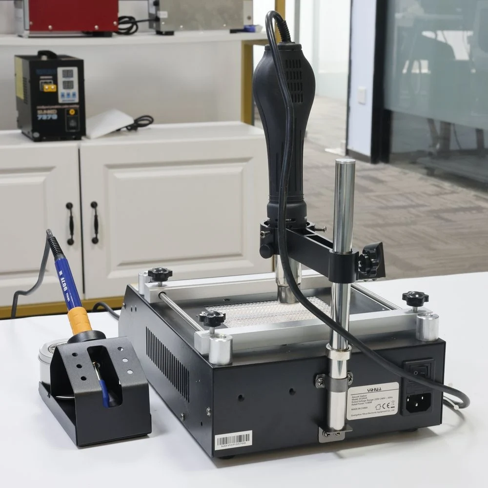 

YIHUA 853AAA 1200W Preheating Soldering Iron Hot Air Gun Soldering Station 3 In 1 BGA Rework Station Phone Repair Tool