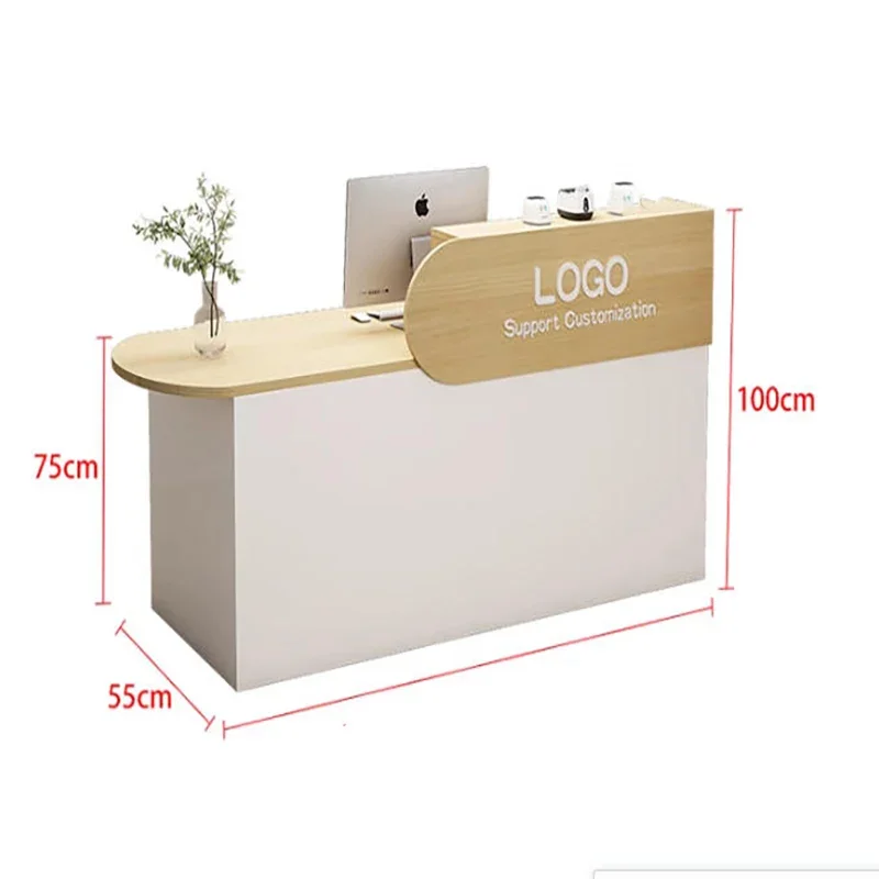 Beauty Decorations Reception Desks Luxury Commercial Salon Supplies Modern Reception Desk Counter Hotel Modern Office Furniture