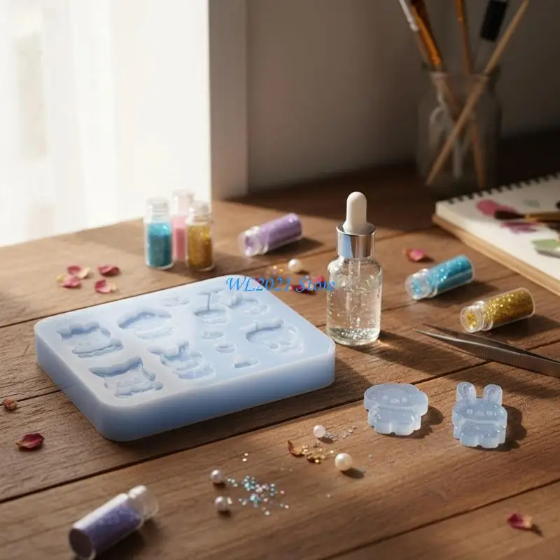 G5GC ملحق صناعة قالب السيليكون على شكل حيوان للمبتدئين في فن الراتنج