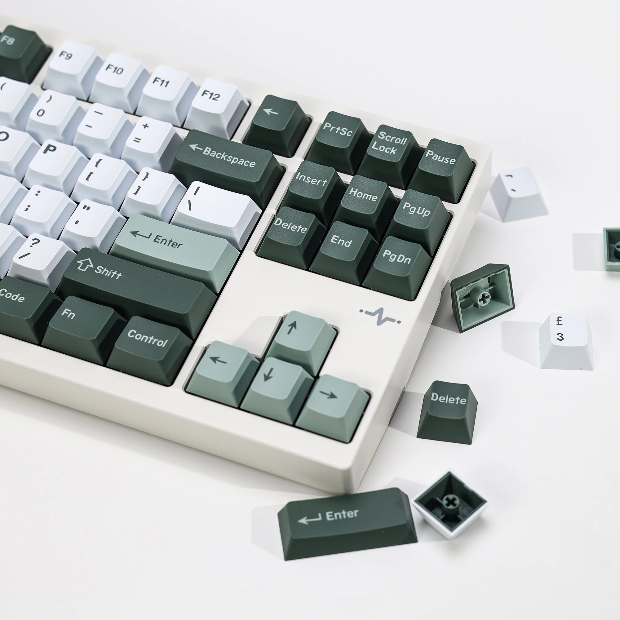 

KBDiy 174-клавишные ретро GMK ботанические колпачки для клавиш из ПБТ ISO Double Shot Cherry Profile колпачки для клавиш MX Switches игровая механическая клавиатура