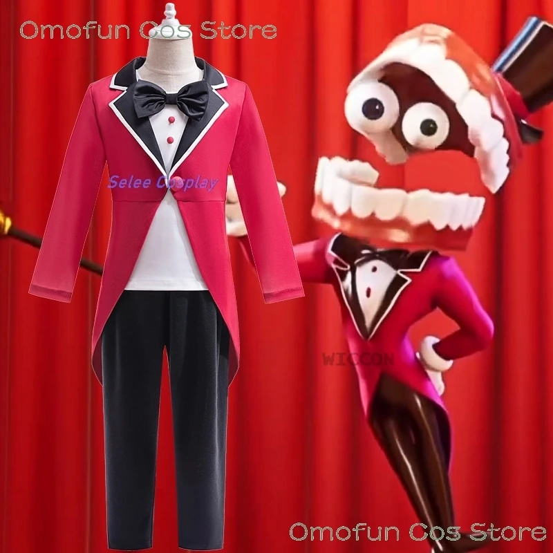 Anime Cartoon Pomni Raghata Jax Caine Cosplay Kostüm Hut Erstaunliche Digitale Zirkus Cosplay Clown Kinder Overall Halloween Anzug