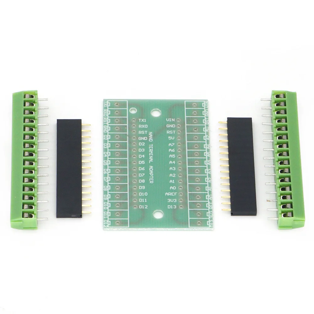 NANO V3.0 3.0 Controller Terminal Adapter Expansion Board NANO IO Shield Simple Extension Plate For Arduino AVR ATMEGA328P