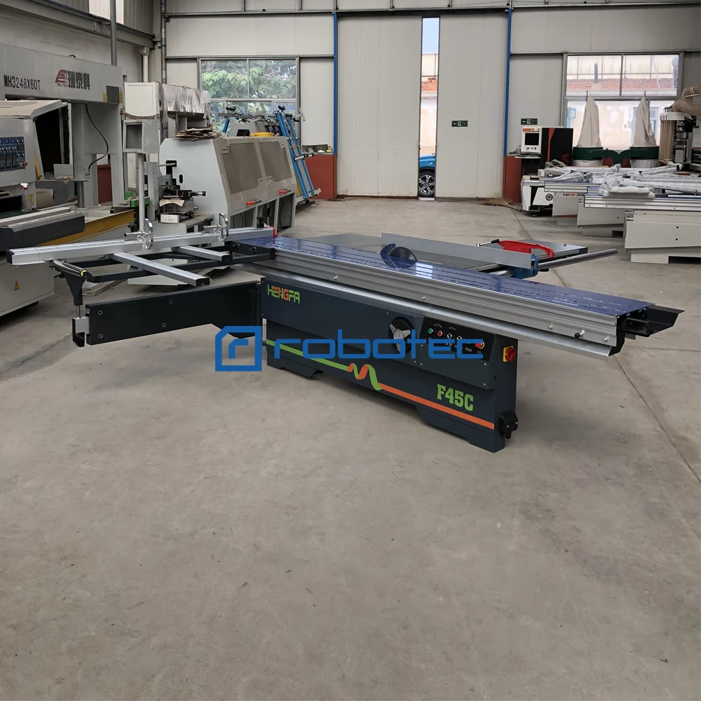 45 90 degree high quality woodworking sliding table panel saw machine/wood cutting machine/automatic band saw for wood working