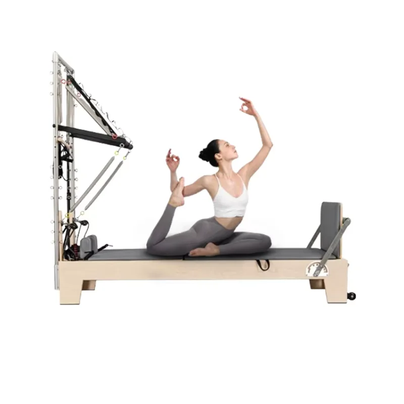 

DerenNQ SPORTS Pilates Reformer With Tower Adjustable Multifunctional Multi-Style Pilates Pilates Bed Reformer Sale