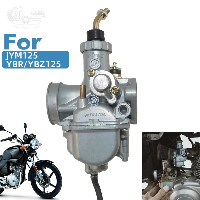 

Motorcycle Carburetor Carburador Assy Moto Vergaser For Jianshe Yamaha JYM125 YBR/YBZ125 ,Carburador Moto Save gasoline