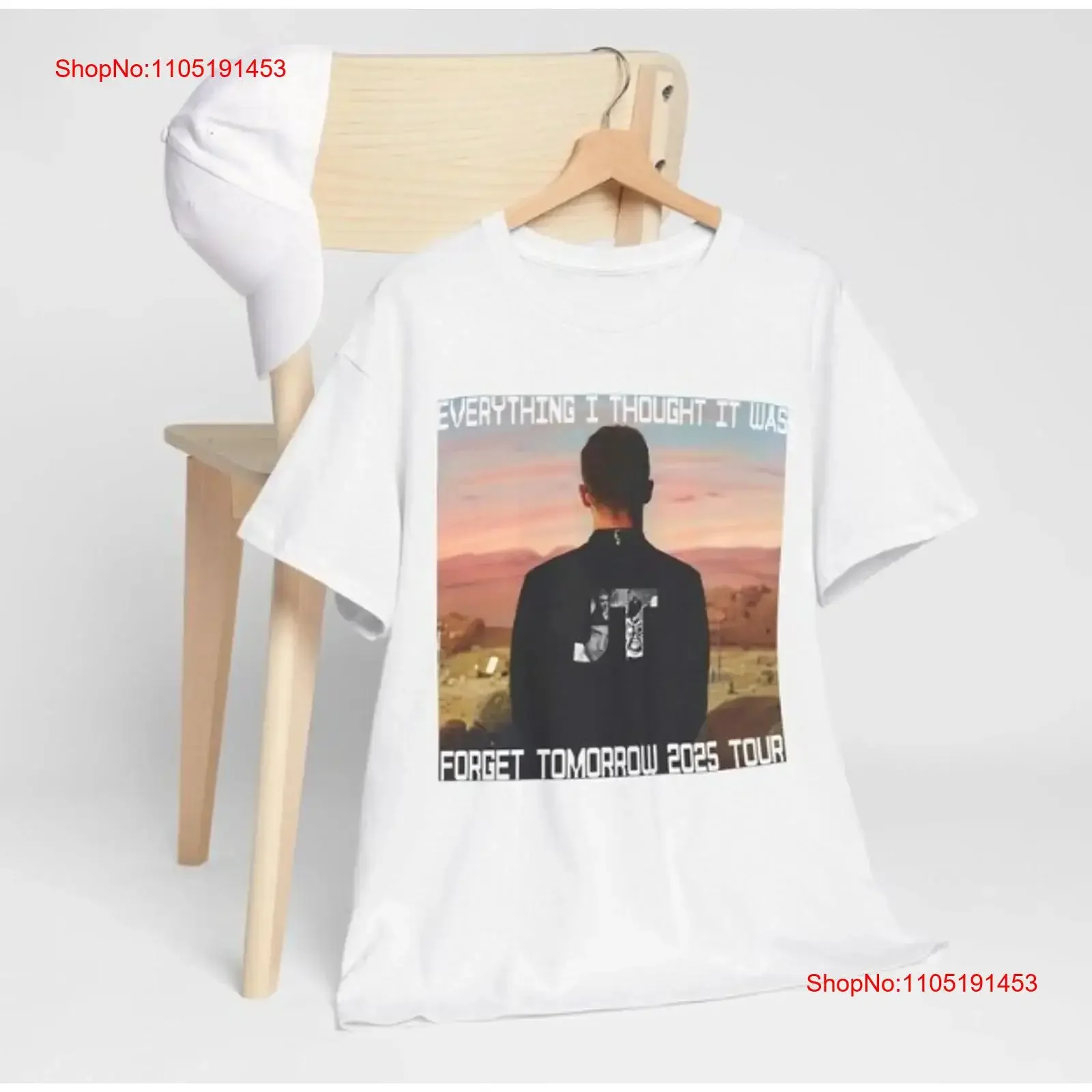 

Justin Timberlake tour T Shirt print Concert vintage Washed graphic Slightly Casual homme fashion Top For Everyday Wear Unisex