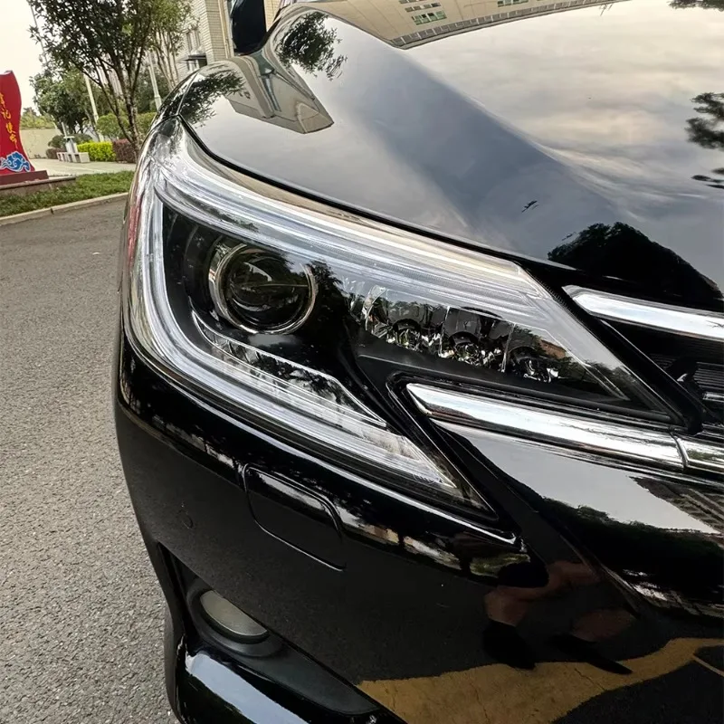 For Mark X Reiz 2013-2018 H7 Car Front Light Upgrade High Configuration LED Demon of Eyes Headlight Accessories Assembly